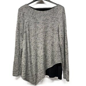 Apt 9 Women's Gray Knit Casual Top/Blouse Size Large